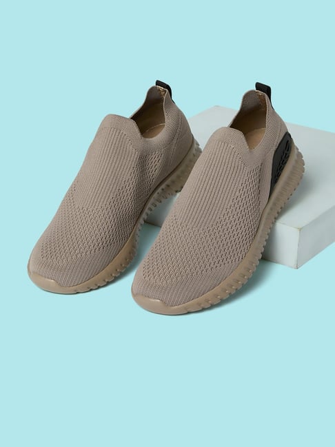 Ajile by Pantaloons Men's Taupe Walking Shoes