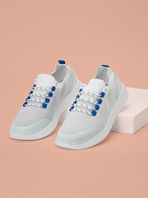 Buy Ajile by Pantaloons Men's Off White Running Shoes for Men at