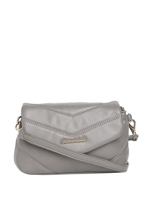 Marina Galanti Mb0355Sr2 Grey Quilted Medium Sling Handbag