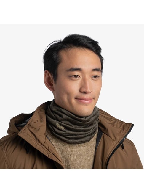 BUFF Unisex Black Midweight Merino Wool Hiking and Trekking Neck Gaiter