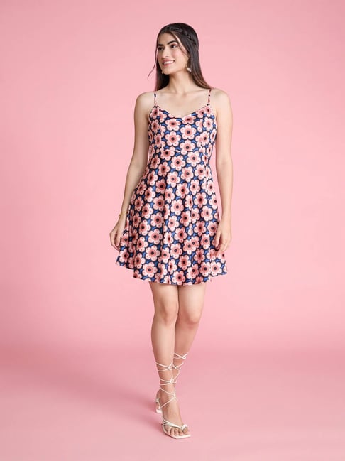 Petite Dresses for Women Vintage Floral Print Short Sleeve Summer Dresses  Knee Length Short Sleeve Holiday Dress - Walmart.com