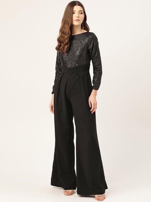 DODO & MOA Black Embellished Jumpsuit