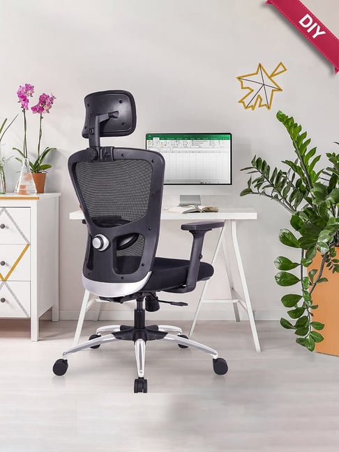 Green Soul Jupiter Superb Black Foam Ergonomic High Back Office Chair