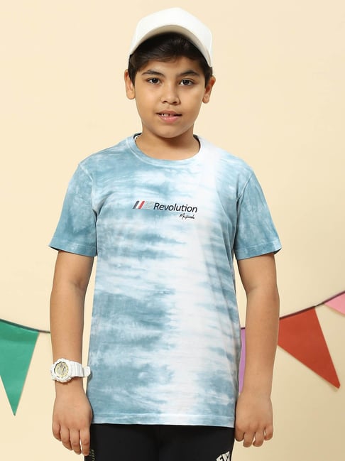 Monte Carlo Kids Blue & White Tie Dye T-Shirt-picture-11