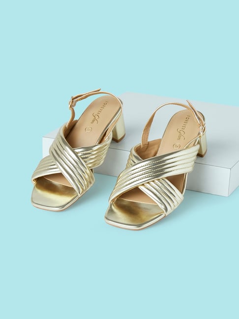 Silver Gold Casual Shoes Heels - Buy Silver Gold Casual Shoes Heels online  in India