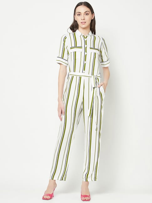 Crimsoune Club Green Striped Jumpsuit-picture-42