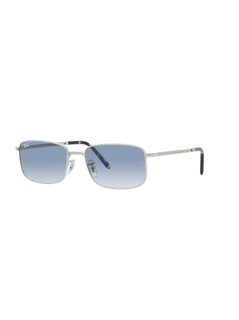 Buy Ray-Ban Blue Rectangular Unisex Sunglasses at Best Price