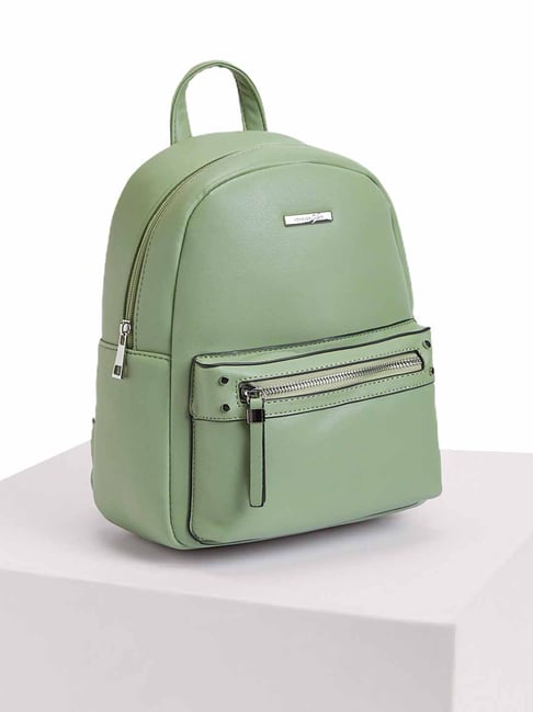 Green Leather Backpack | Suede Sling Bag | Qisabags