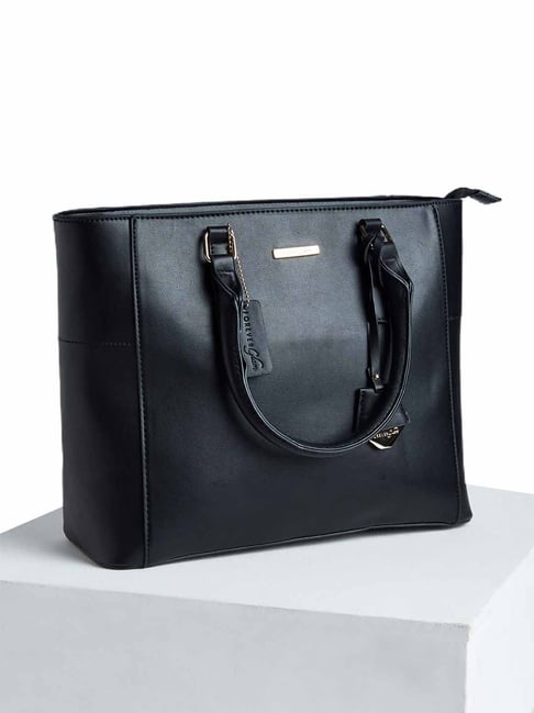 Horton Lane | Large Black Satchel 