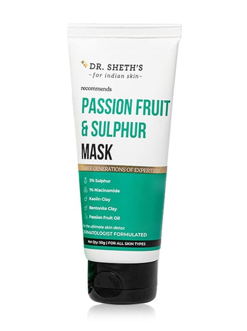 Dr. Sheths Passion Fruit & Sulphur Mask - 50 gm