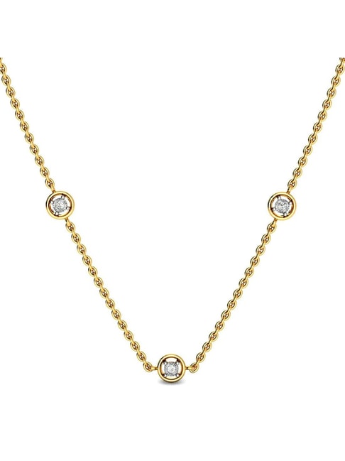 Buy Glamorous Diamond Necklace Set Online | ORRA