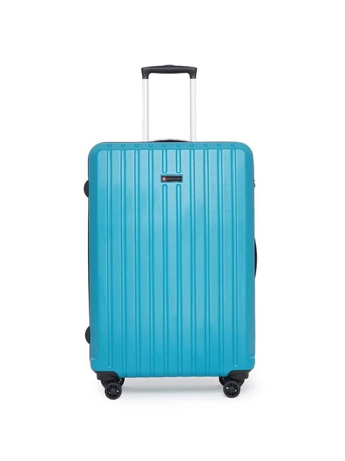 Buy Swiss Military Phantom Turquoise Hard Large Trolley Bag 55