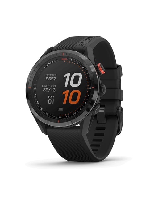 Garmin Approach S62 GPS Golf Smartwatch, Battery up to 14 Days (Black Band)