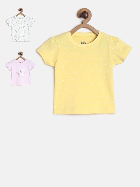 MINIKLUB Kids Multicolor Printed Top (Pack Of 3)-picture-31