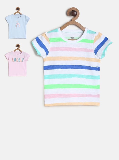 MINIKLUB Kids Multicolor Printed Top (Pack Of 3)-picture-47