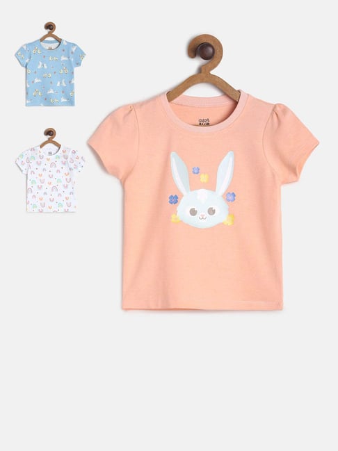 MINIKLUB Kids Multicolor Printed Top (Pack Of 3)-picture-15