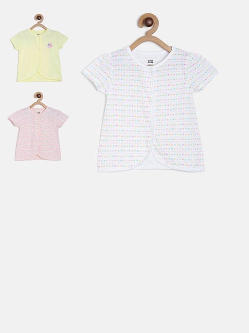 MINIKLUB Kids Multicolor Printed Top (Pack Of 3)-picture-20
