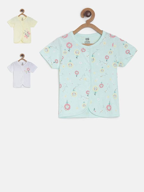 MINIKLUB Kids Multicolor Printed Top (Pack Of 3)-picture-28