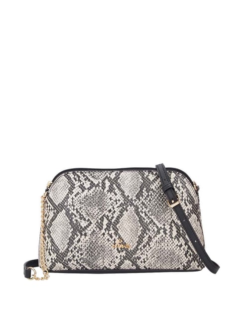 Buy Lavie Debossed Hemi Black Textured Small Cross Body Bag at Best Price @  Tata CLiQ