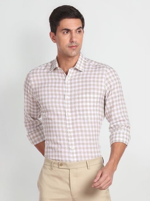 Arrow linen 2025 shirts online