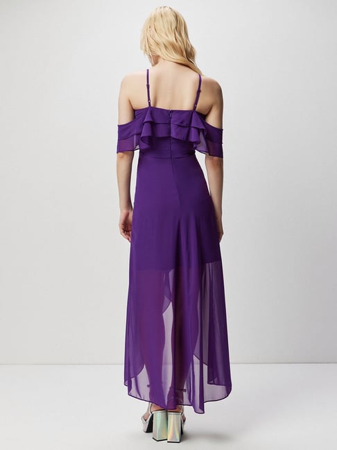 Purple Dress Purple Clothing Romantic Dress Floor Length - Etsy | Lange  kleider, Kleider, Kleidung