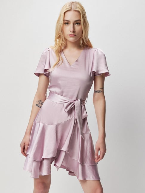 Light purple skater dress best sale