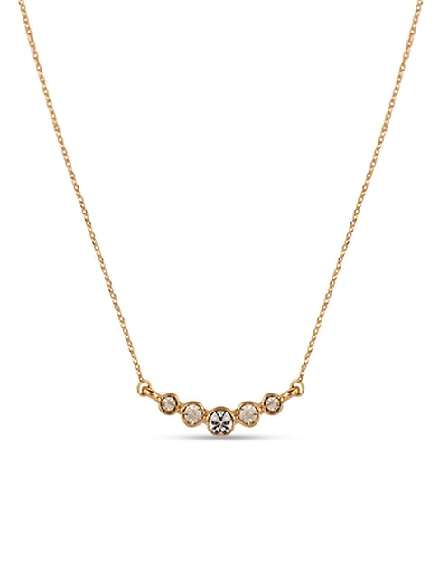 Diamond Necklace 1/5 ct tw Round-cut 10K White Gold 18