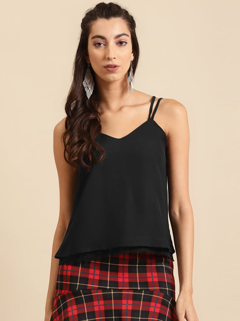 DODO & MOA Black Regular Fit Top