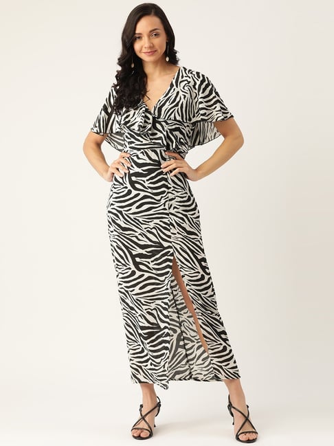 DODO & MOA White Printed Maxi Dress-picture-45