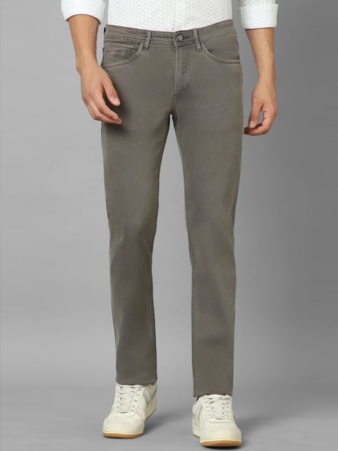 Buy Allen Solly Jeans Grey Skinny Fit Jeans for Mens Online Tata