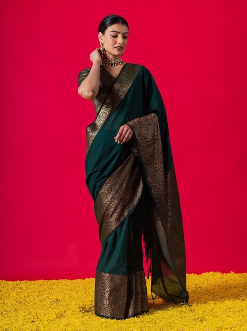 Buy Best Green Saree Online 2024 Free Delivery COD