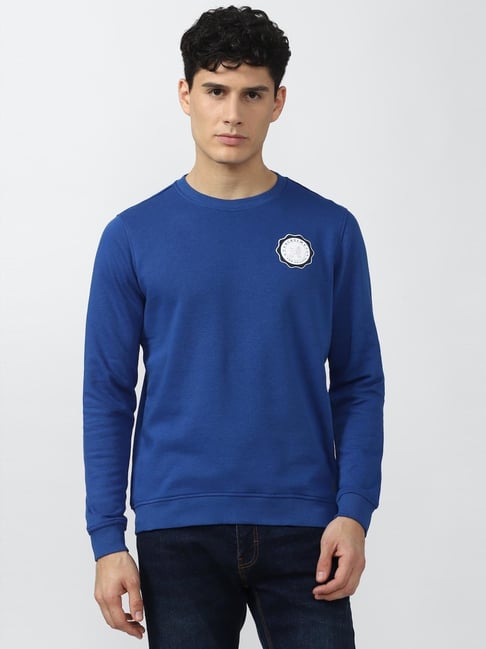 Academy By Van Heusen Blue Slim Fit Sweatshirt-picture-38