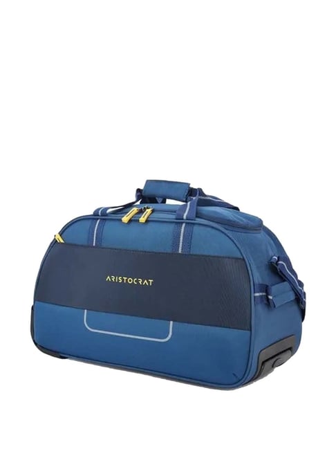Aristocrat Delta Blue Small Duffle Trolley Bag-picture-24