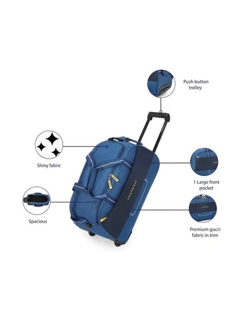 Buy Aristocrat Delta Blue Small Duffle Trolley Bag Online At Best Price buy-aristocrat-delta-blue-small-duffle-trolley-bag-online-at-best-price