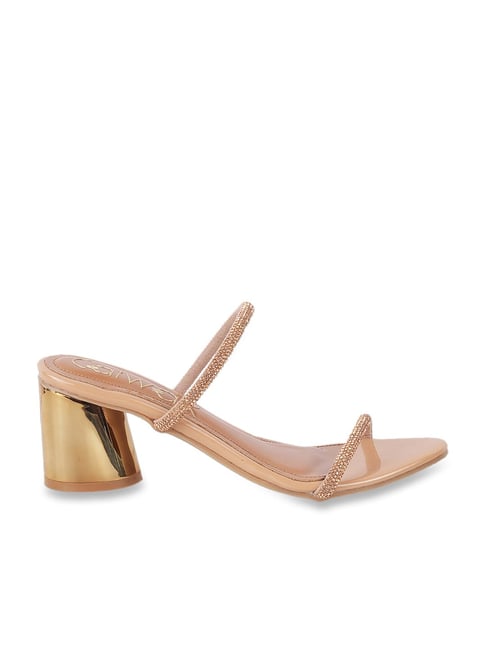 Catwalk rose 2024 gold sandals