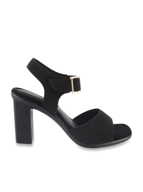 Buy Shoetopia Girls Black Solid Sandals online