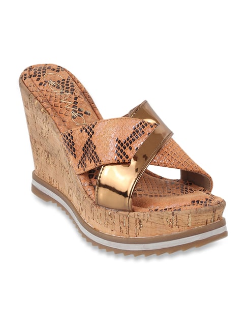 Catwalk on sale bronze wedges