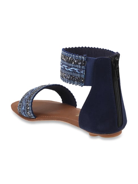 Buy CATWALK Blue Synthetic Slip On Womens Casual Loafers | Shoppers Stop