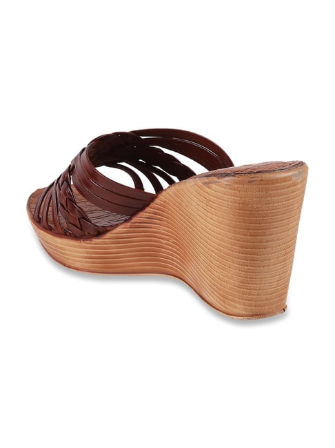 Buy Catwalk Women's Maroon Casual Wedges for Women at Best Price