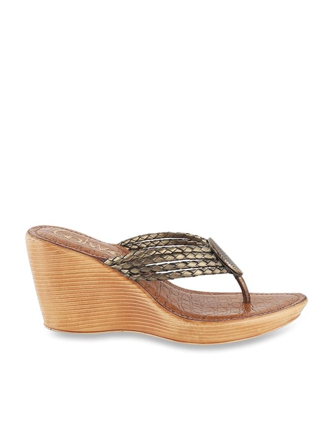 Catwalk bronze clearance wedges