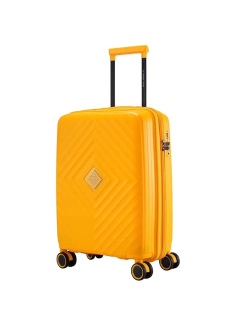 Yellow best sale trolley bag