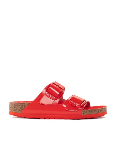 Womens red best sale birkenstock sandals