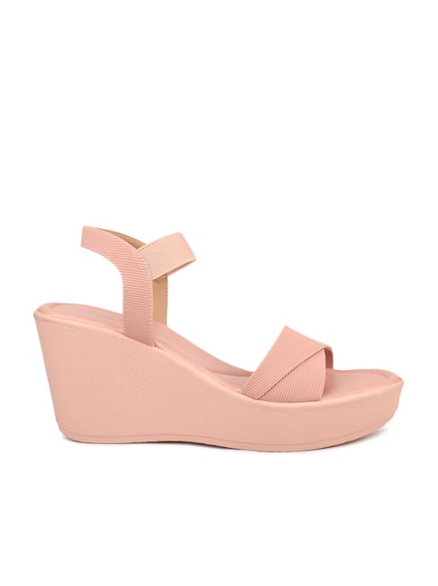 Inc.5 Women's Peach Ankle Strap Wedges-picture-14