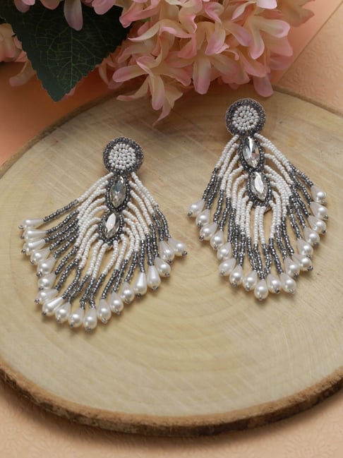 Bride Earrings In Pearl • Impressions Online Boutique