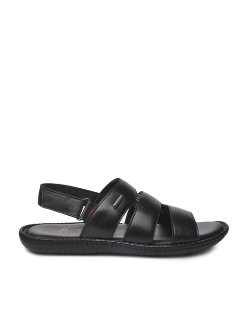 Soleveda by Buckaroo Men s MAKSIM Black Back Strap Sandals