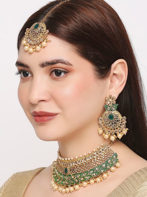 Asali Kundan Chandbali Earring – Phuljhadi