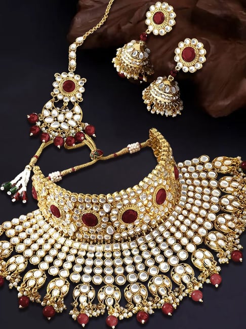 Heavy bridal hot sale kundan jewellery