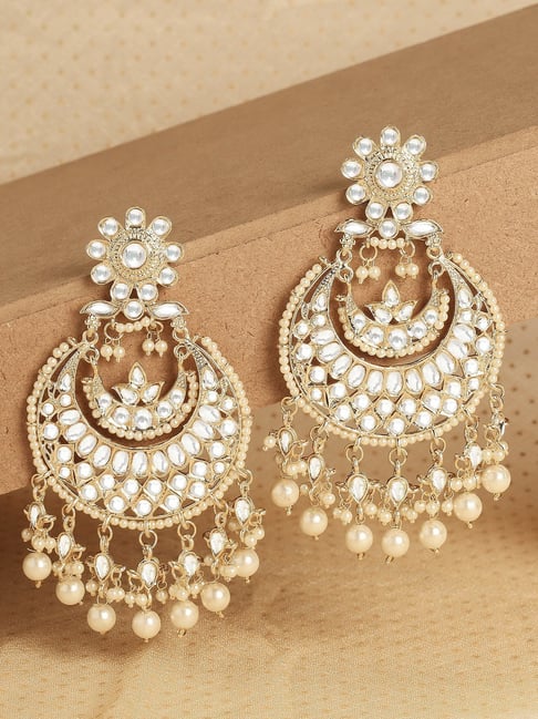 Preet Chandbali Earrings- Golden – The Shopping Tree