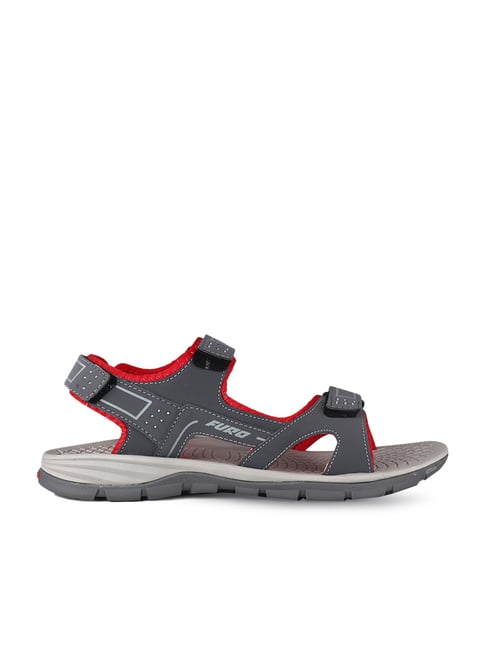 Furo By Red Chief Men's Dark MID Grey Sandal (SM-123 C933) : Amazon.in:  Fashion