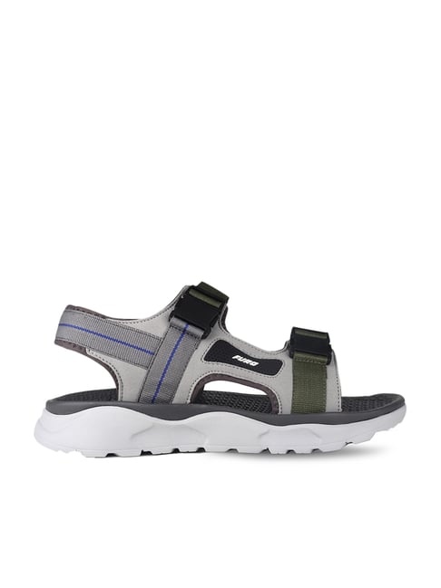 Buy Furo By Red Chief Men s Grey Floater Sandals for Men at Best